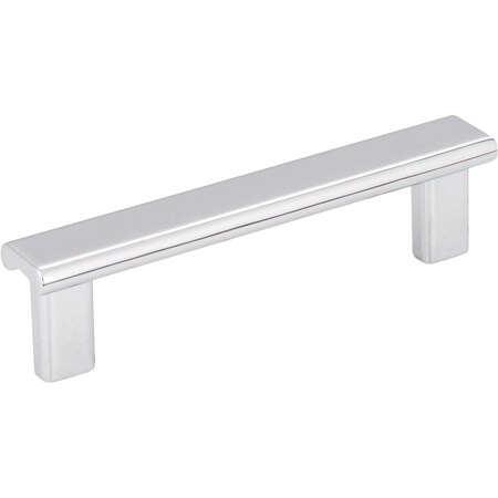 Elements 96 mm Center-to-Center Polished Chrome Square Park Cabinet Pull 183-96PC